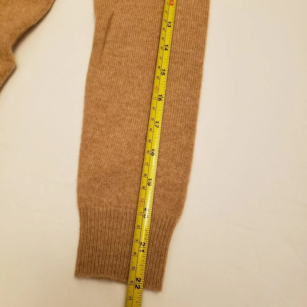 Lord & Taylor Cashmere Argyle V-Neck Long Sleeve Pullover Sweater - Picture 8 of 11